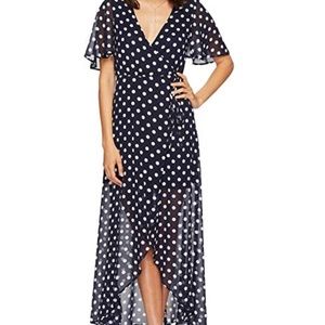 Show Me Your Mumu Marianne Wrap Dress & White Dots EUC